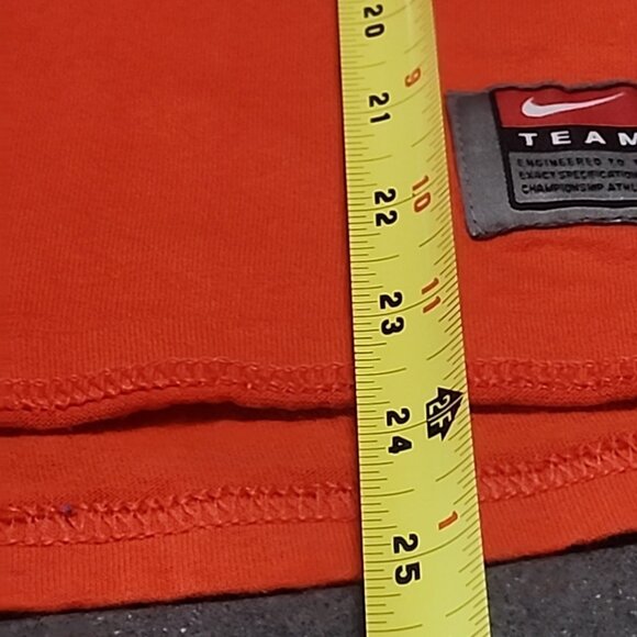 Nike Team Oregon State Beavers Orange T-Shirt S Cotton Blend Logo Graphic Design - Picture 6 of 6